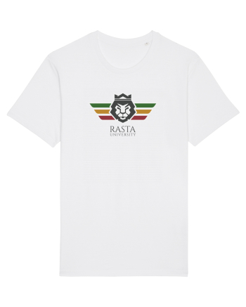 Rasta University Lion Logo White