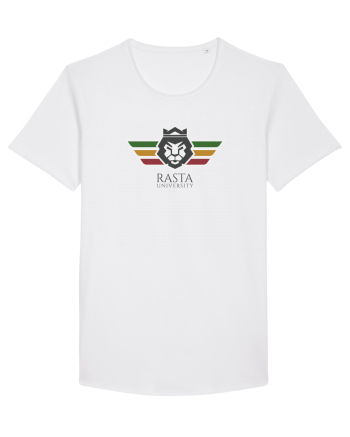 Rasta University Lion Logo White