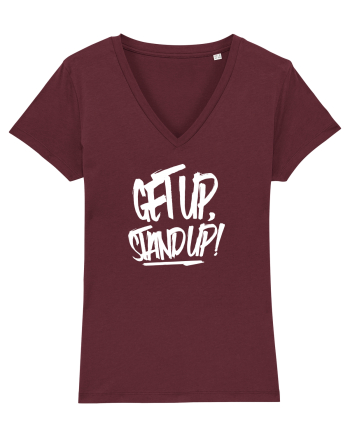 Get Up, Stand Up Burgundy