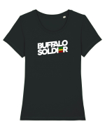 Buffalo Soldier Tricou mânecă scurtă guler larg fitted Damă Expresser