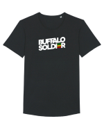 Buffalo Soldier Tricou mânecă scurtă guler larg Bărbat Skater