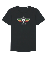 Rasta University Lion Logo Tricou mânecă scurtă guler larg Bărbat Skater