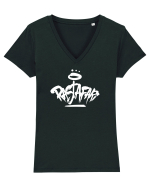 Rastafari Tricou mânecă scurtă guler V Damă Evoker