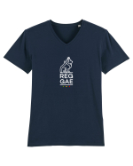 Reggae Lion Tricou mânecă scurtă guler V Bărbat Presenter