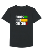 Roots And Culcha Tricou mânecă scurtă guler larg Bărbat Skater