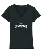 Rastafari Tricou mânecă scurtă guler V Damă Evoker