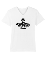 Rastafari Tricou mânecă scurtă guler V Bărbat Presenter