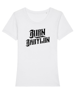 Burn Babylon Tricou mânecă scurtă guler larg fitted Damă Expresser