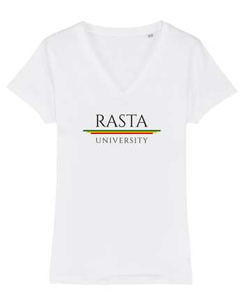 Rasta University Logo White