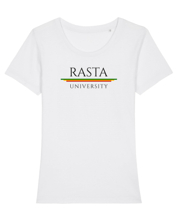 Rasta University Logo White