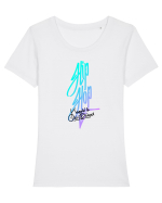 Hip-Hop - Keepin' it Old School Tricou mânecă scurtă guler larg fitted Damă Expresser