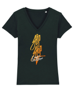 Hip-Hop - Keepin' it Old School Tricou mânecă scurtă guler V Damă Evoker