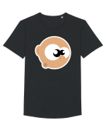 Baby Head Tricou mânecă scurtă guler larg Bărbat Skater