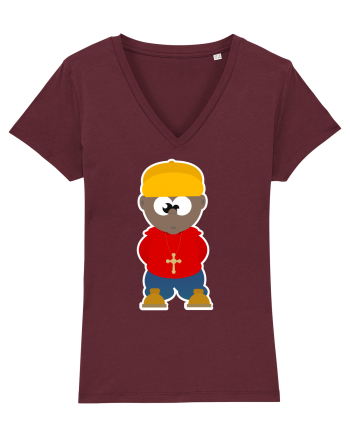 Cartoon Rapper Burgundy