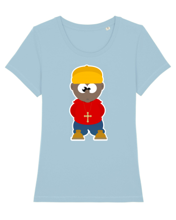 Cartoon Rapper Sky Blue
