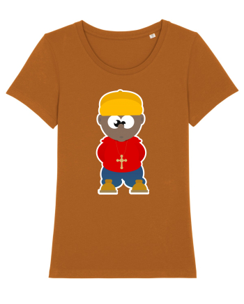 Cartoon Rapper Roasted Orange
