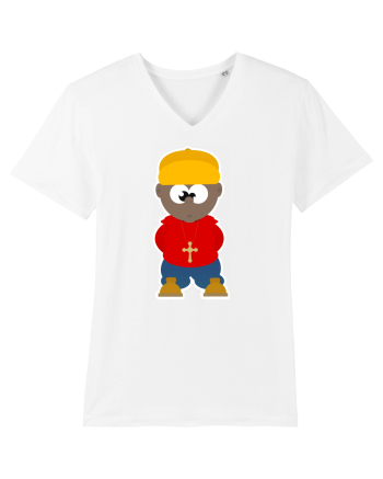 Cartoon Rapper White