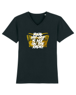 Real Hip-Hop is Not on the Radio Tricou mânecă scurtă guler V Bărbat Presenter
