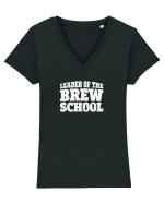 Leader of the Brew Shool Tricou mânecă scurtă guler V Damă Evoker