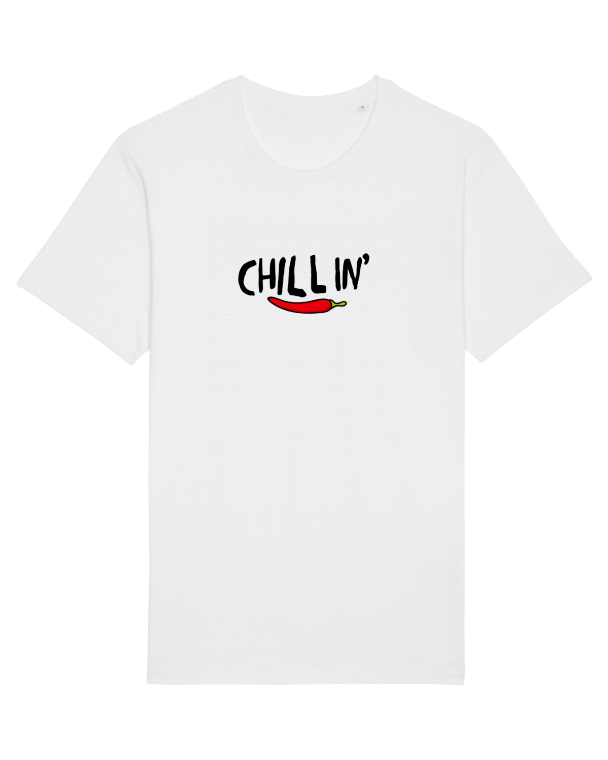 Tricou mânecă scurtă Unisex Rocker White