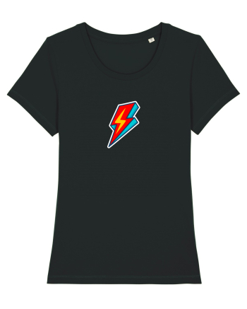 Retro  Lightning Bolt Black