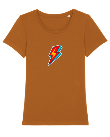 Retro  Lightning Bolt Roasted Orange