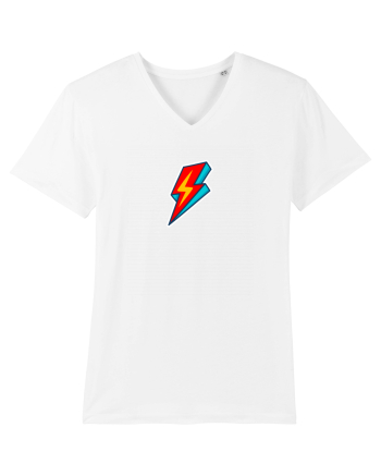 Retro  Lightning Bolt White