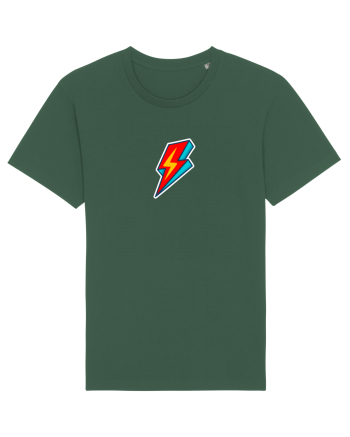 Retro  Lightning Bolt Bottle Green