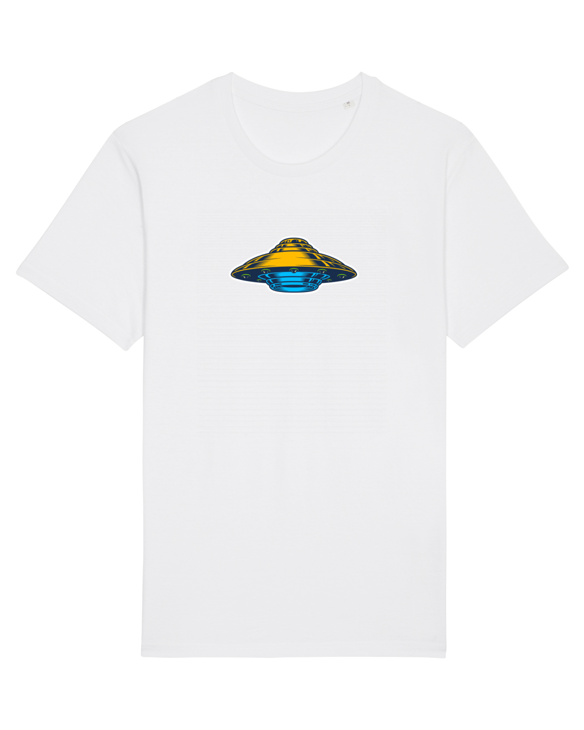 Tricou mânecă scurtă Unisex Rocker White