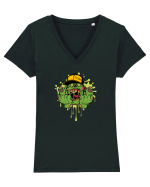 Hip-Hop Zombie Tricou mânecă scurtă guler V Damă Evoker