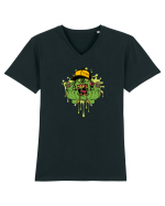 Hip-Hop Zombie Tricou mânecă scurtă guler V Bărbat Presenter