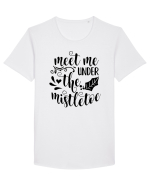 Mă găsești sub vâsc Tricou mânecă scurtă guler larg Bărbat Skater