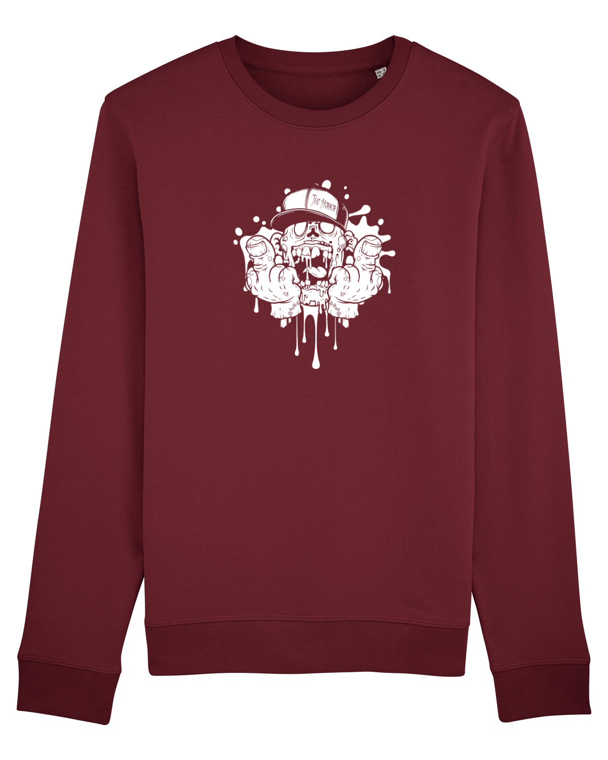 Bluză mânecă lungă Unisex Rise Burgundy