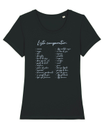 Lista cumparaturi Tricou mânecă scurtă guler larg fitted Damă Expresser