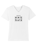 Comma sutra Tricou mânecă scurtă guler V Bărbat Presenter