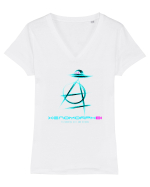 Xenomorphbi  Tricou mânecă scurtă guler V Damă Evoker