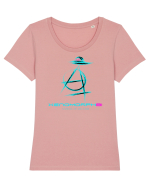 Xenomorphbi  Tricou mânecă scurtă guler larg fitted Damă Expresser