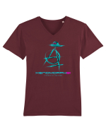 Xenomorphbi  Tricou mânecă scurtă guler V Bărbat Presenter