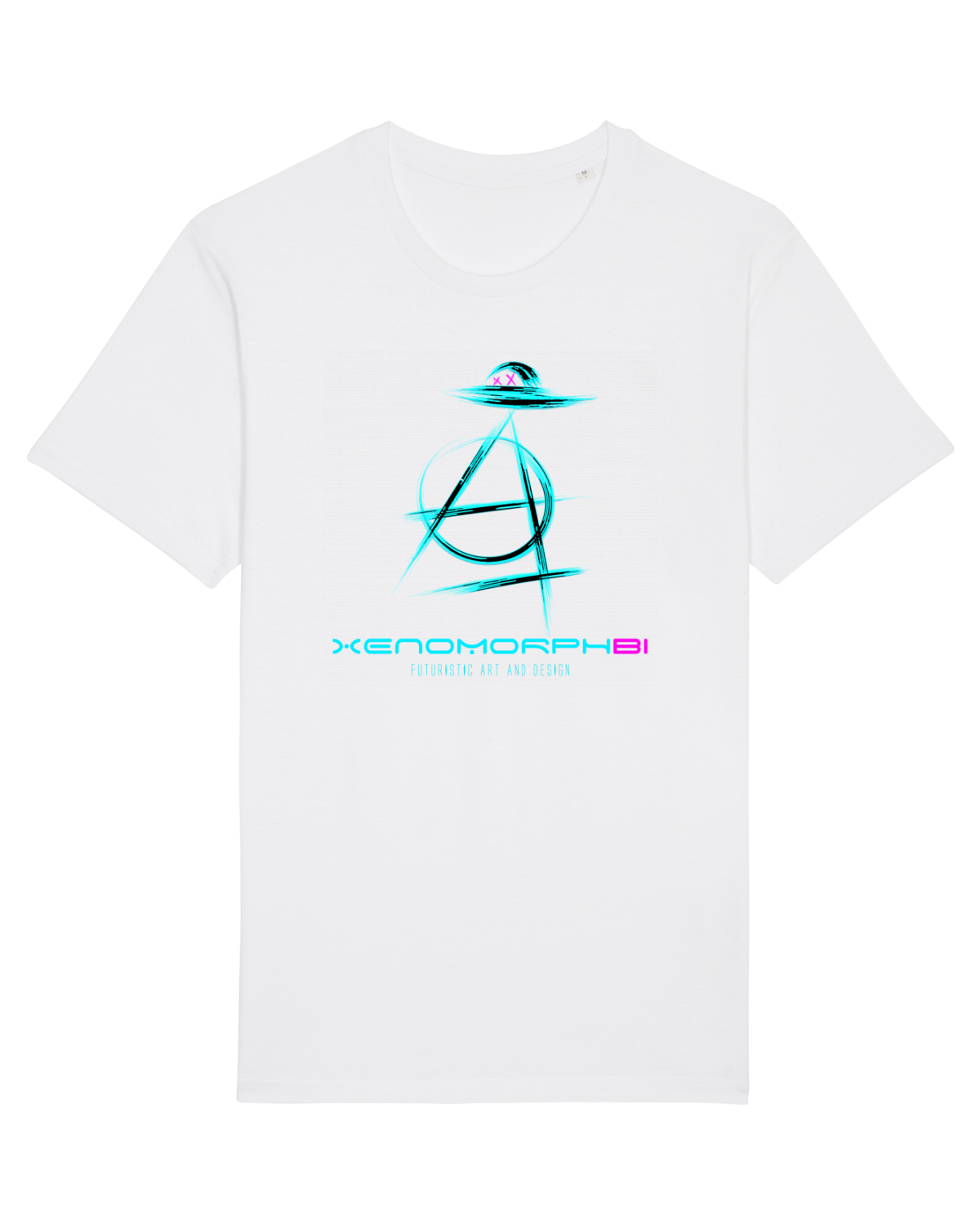 Tricou mânecă scurtă Unisex Rocker White