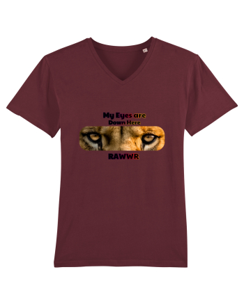 Lion Eyes Burgundy