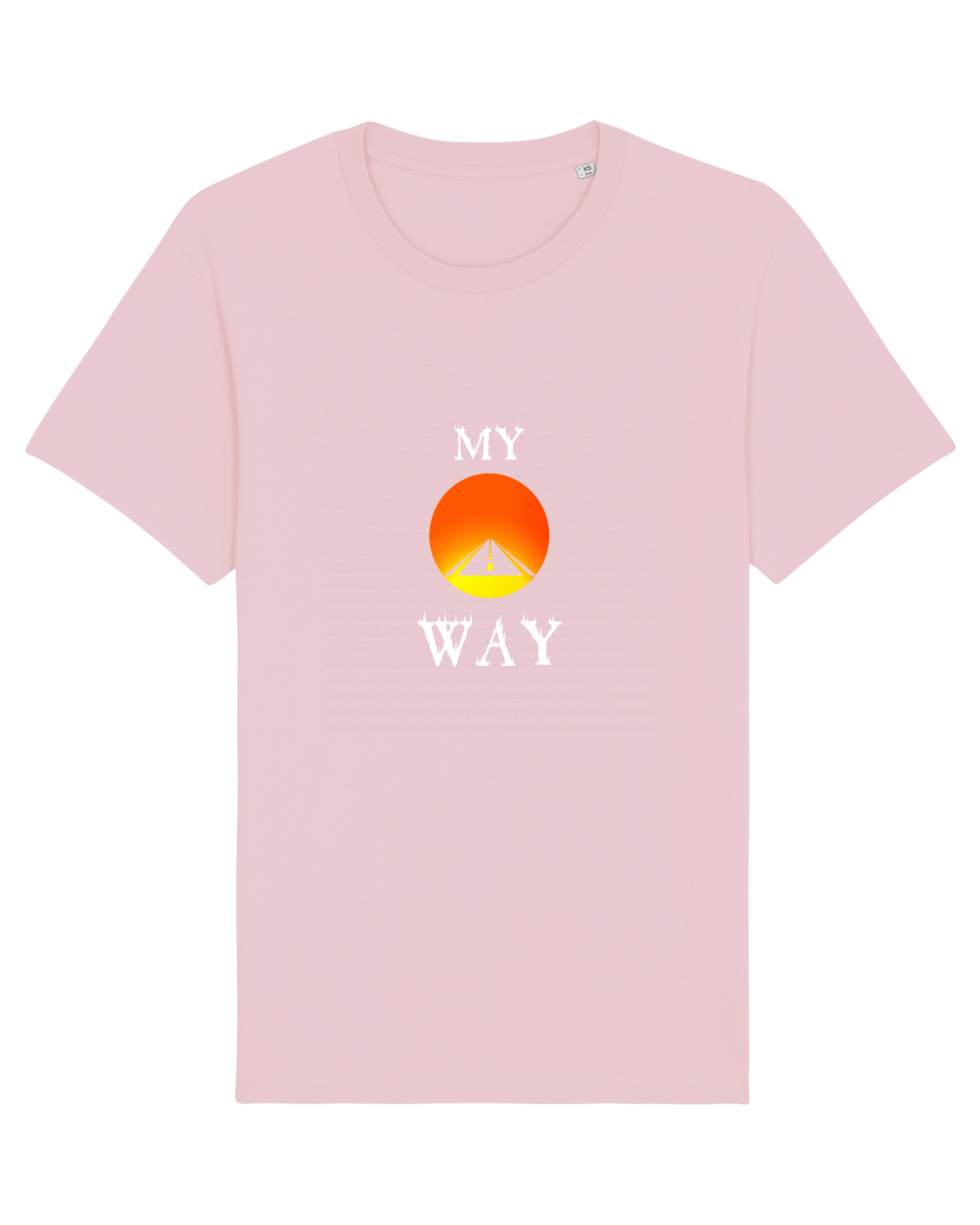 Tricou mânecă scurtă Unisex Rocker Cotton Pink