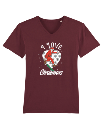 I Love Christmas ! Burgundy