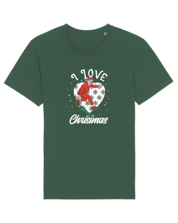 I Love Christmas ! Bottle Green