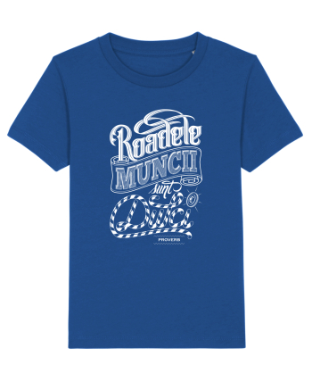 Proverb românesc alb Majorelle Blue