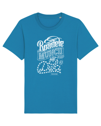 Proverb românesc alb Tricou mânecă scurtă Unisex Rocker