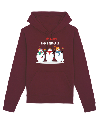 Oameni de zăpadă Burgundy