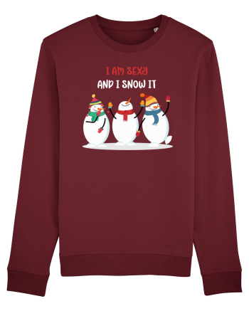 Oameni de zăpadă Burgundy
