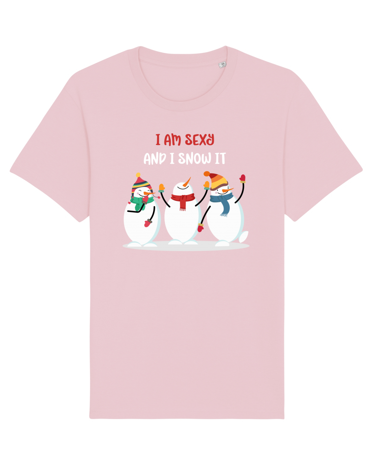 Tricou mânecă scurtă Unisex Rocker Cotton Pink