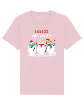 Oameni de zăpadă Cotton Pink