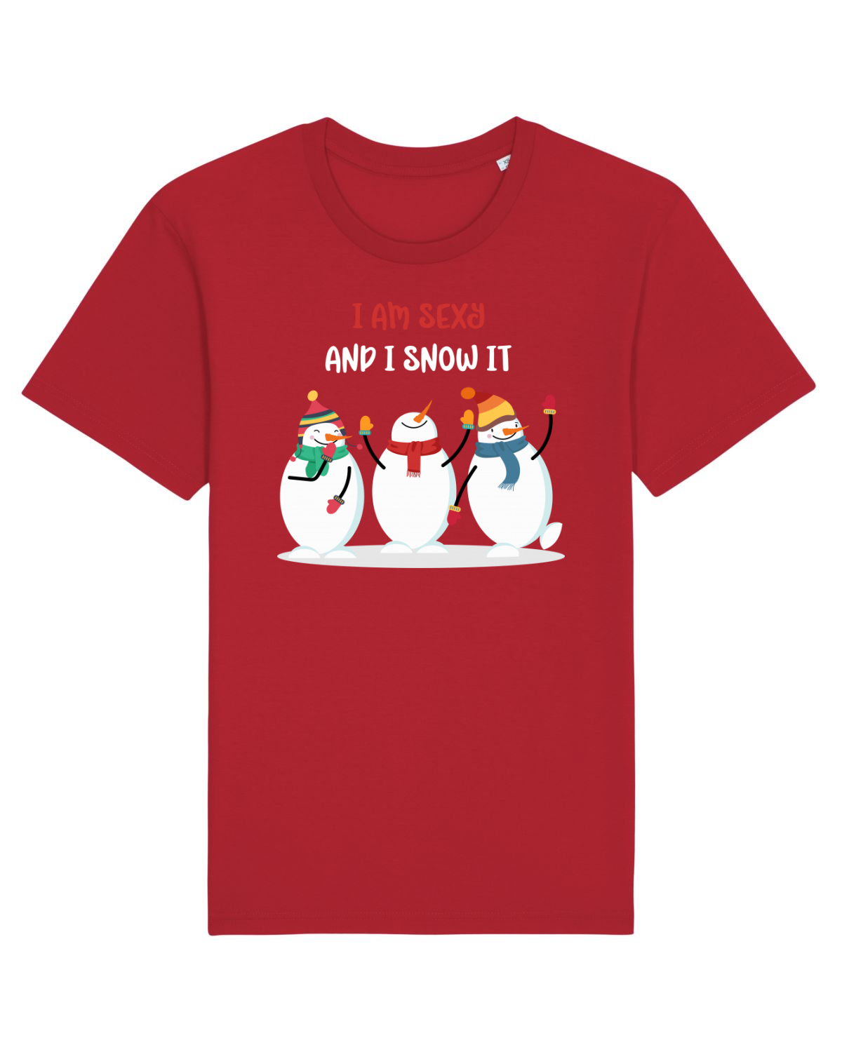 Tricou mânecă scurtă Unisex Rocker Red